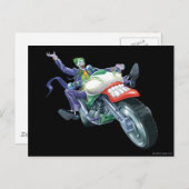 Carte Postale Le joker sur le cycle (Devant / Derrière)