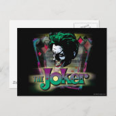 Carte Postale Le Joker - Visage et logo (Devant / Derrière)