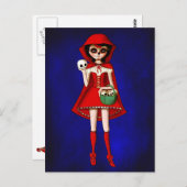 Carte Postale Le Jour de la capuche rouge morte (Devant / Derrière)