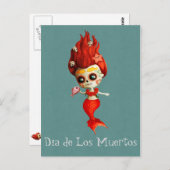 Carte Postale Le jour de la sirène morte (Devant / Derrière)