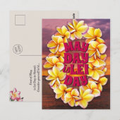 Carte Postale Le jour de mai est le jour du Lei (Devant / Derrière)