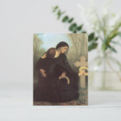 Carte Postale Le Jour des Morts par William Adolphe Bouguereau (Debout devant)