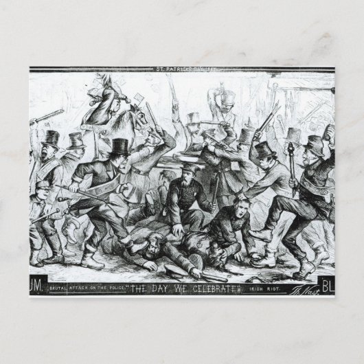 Carte Postale Le jour que nous célébrons, de 'Harpers Weekly'186 (Devant)