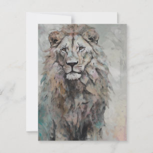 Carte Postale Le joyeux lion