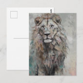 Carte Postale Le joyeux lion (Devant / Derrière)