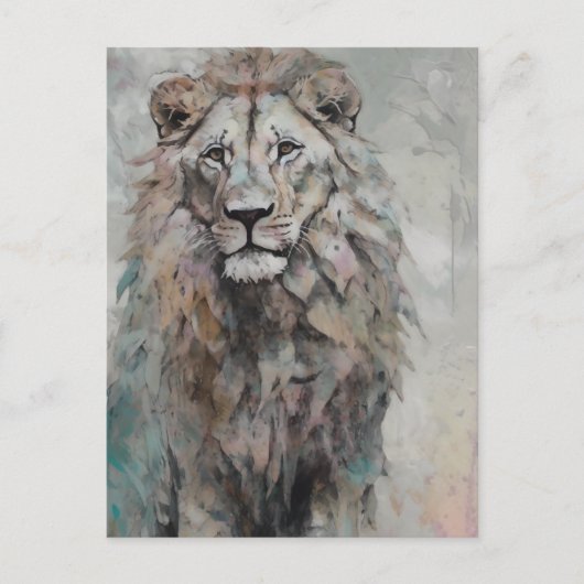 Carte Postale Le joyeux lion (Devant)