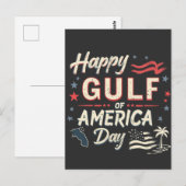 Carte Postale Le joyeux patriotique du Golfe de l'Amérique (Devant / Derrière)