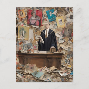 Carte Postale Le juge statue sur l'art généré par l'IA