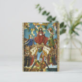 Carte Postale Le jugement Dernier de Jan Van Eyck (Debout devant)