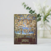 Carte Postale Le jugement Dernier Fresco par Michel-Ange (Debout devant)