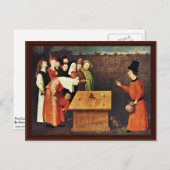 Carte Postale Le juré. Par Hieronymus Bosch (Devant / Derrière)