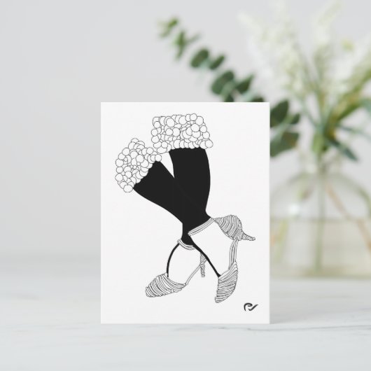 Carte Postale Le juste équilibre (Debout devant)