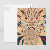 Carte Postale Le Kaleidoscope Africain Vibrant : Un Plaisir Pais (Devant / Derrière)