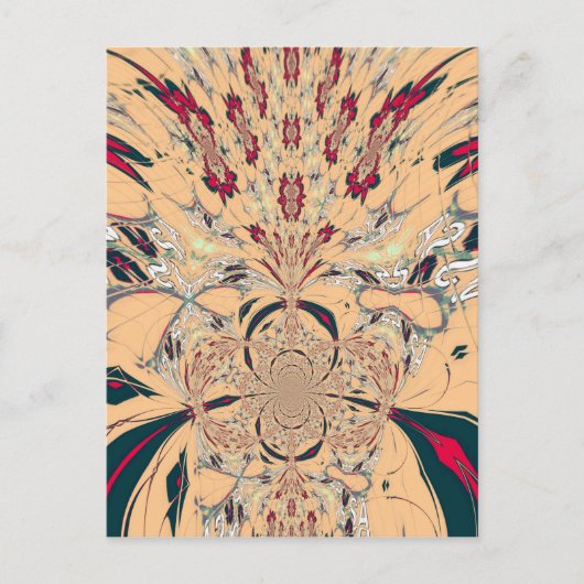 Carte Postale Le Kaleidoscope Africain Vibrant : Un Plaisir Pais (Devant)