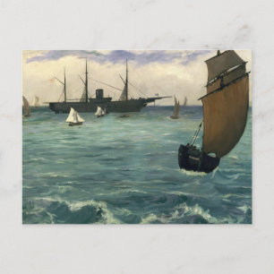 Carte Postale Le Kearsarge à Boulogne   Édouard Manet