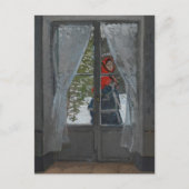 Carte Postale Le Kerchief rouge | CLAUDE MONET (Devant)