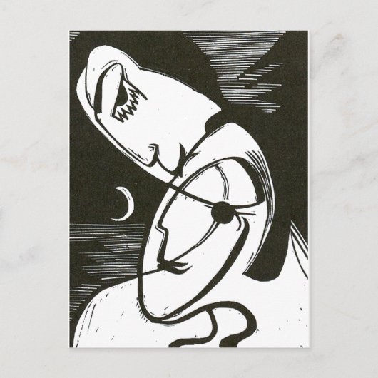 Carte Postale Le Kiss By Moonlight et Ocean (Devant)