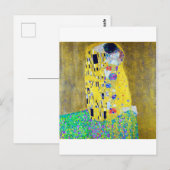 Carte Postale Le Kiss, Gustav Klimt (Devant / Derrière)