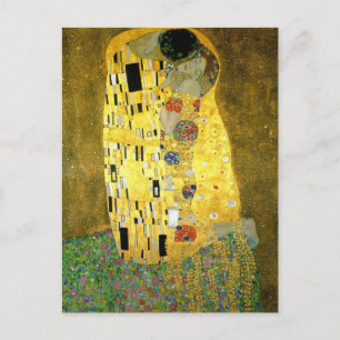 Carte Postale Le Kiss ~ Gustav Klimt