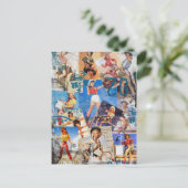 Carte Postale Le Kitsch Bitsch : Détruit Cowgirl Pin-Ups No 1 (Debout devant)