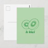 Carte Postale le kiwi (Devant / Derrière)