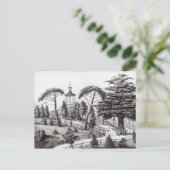 Carte Postale Le Labyrinthe du jardin des Plantes (Debout devant)