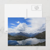 Carte Postale Le lac alpin (Devant / Derrière)