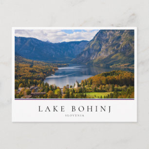 Carte Postale Le lac Bohinj en Slovénie en automne