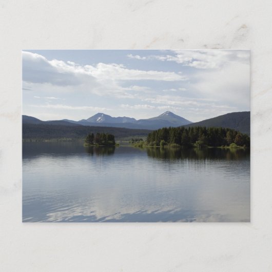 Carte Postale Le Lac Calme Dillon Colorado (Devant)