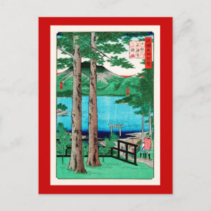 Carte Postale Le lac Chuzenji Hiroshige Art japonais