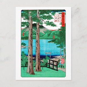 Carte Postale Le lac Chuzenji Hiroshige Art japonais