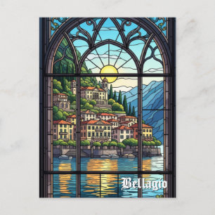 Carte Postale Le lac de Côme Bellagio Italie