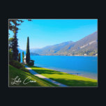 Carte Postale Le lac de Côme Bellagio Walkway Italie<br><div class="desc">Admirez la vue sur la majestueuse montagne et le lac de Côme depuis l'allée qui entoure la Villa Melzi. Visitez notre boutique pour plus de produits montrant des photos et des oeuvres d'art de Bellagio, Varenna, Tremezzo, ville de Côme, Villa Carlotta et beaucoup plus de nos voyages dans le lac...</div>