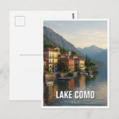 Carte Postale Le Lac de Côme Italie Voyage (Devant / Derrière)