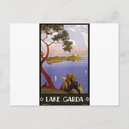 Carte Postale Le lac de Garde (Devant)