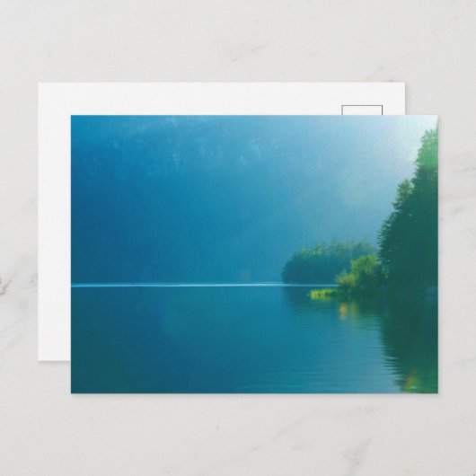 Carte Postale Le lac Eibsee (Devant / Derrière)