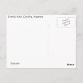 Carte Postale Le lac Embalse. Córdoba, Argentine (Dos)