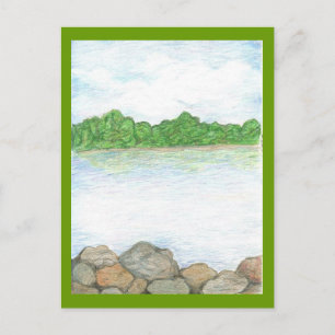 Carte Postale Le lac Forest