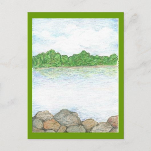 Carte Postale Le lac Forest (Devant)