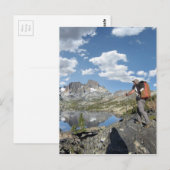 Carte Postale Le lac Garnet et le pic Banner - sentier John Muir (Devant / Derrière)