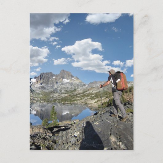 Carte Postale Le lac Garnet et le pic Banner - sentier John Muir (Devant)