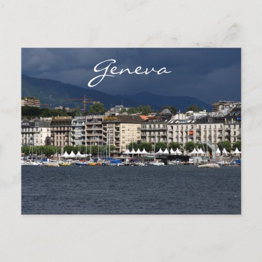 Carte Postale le lac geneva (Devant)