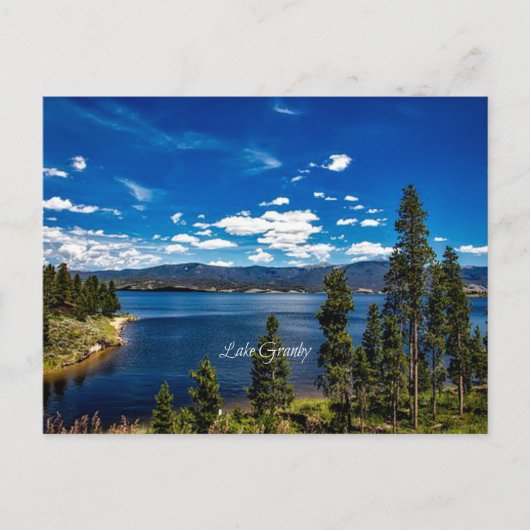 Carte Postale Le lac Granby (Devant)