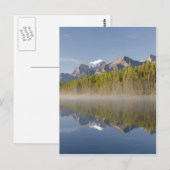 Carte Postale Le lac Herbert à Icefields Parkway Alberta Canada (Devant / Derrière)