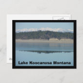 Carte Postale Le lac Koocanusa (Devant / Derrière)