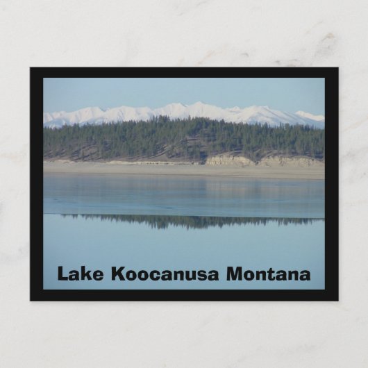 Carte Postale Le lac Koocanusa (Devant)
