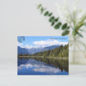 Carte Postale Le lac Matheson (Neuseeland) Postkarte (Debout devant)