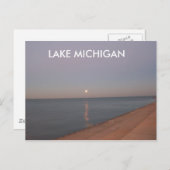 CARTE POSTALE LE LAC MICHIGAN (Devant / Derrière)
