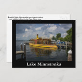Carte Postale Le lac Minnetonka (Devant / Derrière)