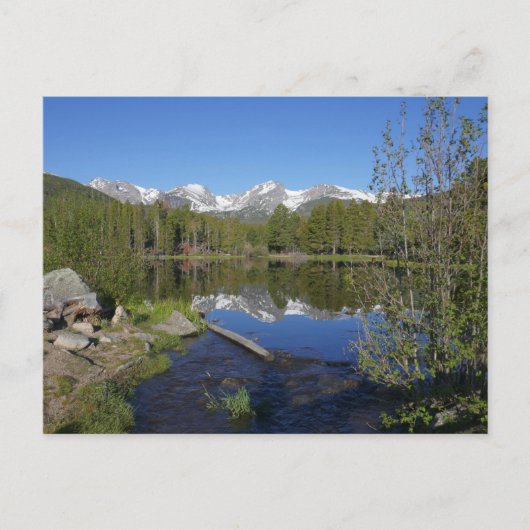 Carte Postale Le lac Sprague II du parc national Rocky Mountain (Devant)